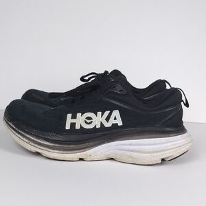 HOKA Women's 7.5 Black One On One Bondi Running Sneakers